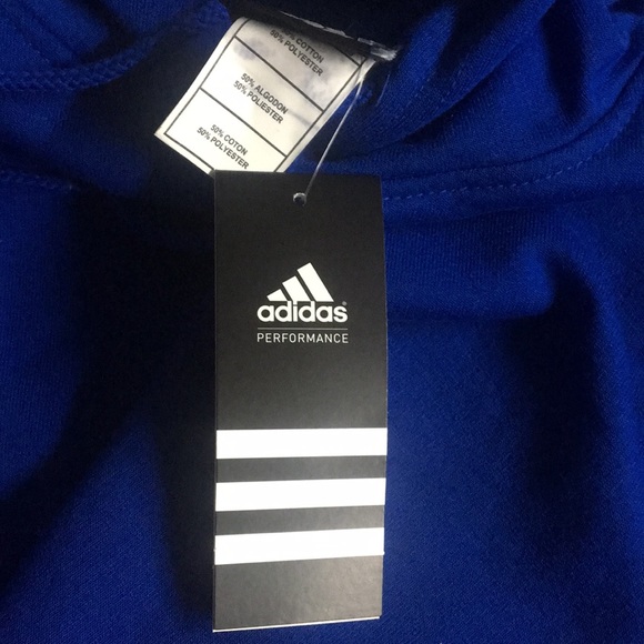 New with tags youth large Adidas Blue hoodie. - Picture 6 of 6